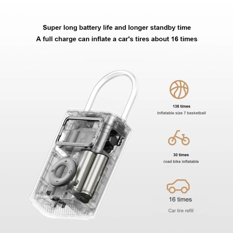 Xiaomi Mijia Air Pump 2 Pro Portable Electric Air Compressor Mi Inflatable Treasure 150psi High Pressure For Motorcycle Car Soccer (Black) - Inflatable Pump by Xiaomi | Online Shopping UK | buy2fix