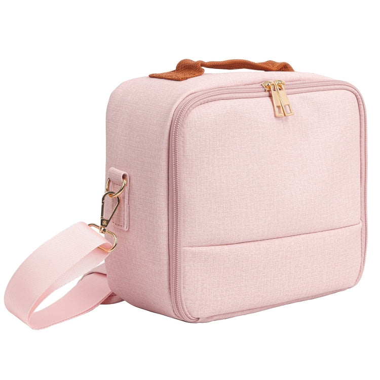 Portable Mini Printer Storage Bag For CP910/1200/1300 (Pink) - Strap Satchel by buy2fix | Online Shopping UK | buy2fix