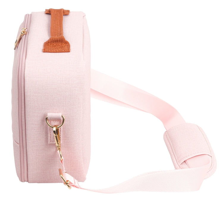 Portable Mini Printer Storage Bag For CP910/1200/1300 (Pink) - Strap Satchel by buy2fix | Online Shopping UK | buy2fix