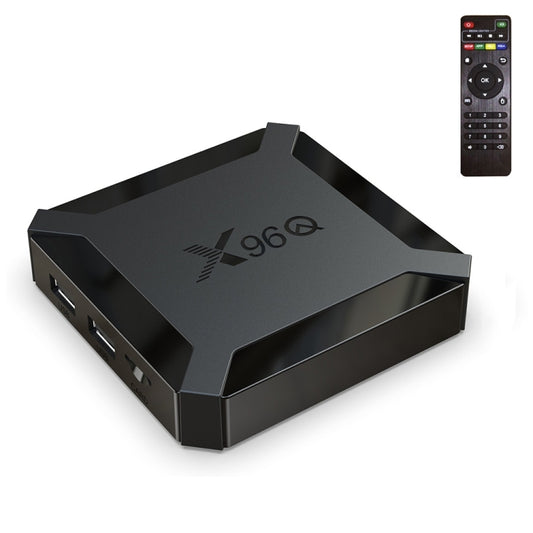 X96Q HD 4K Smart TV Box without Wall Mount, 4GB+64GB, Android 10.0, Allwinner H313 Quad Core ARM Cortex A53 , Support TF Card, HDMI, RJ45, AV, USB x 2 (US Plug) - Allwinner H3 by buy2fix | Online Shopping UK | buy2fix