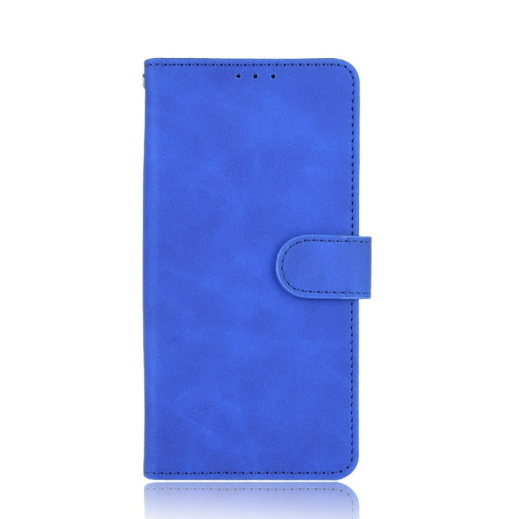 For DOOGEE N30 Solid Color Skin Feel Magnetic Buckle Horizontal Flip Calf Texture PU Leather Case with Holder & Card Slots & Wallet(Blue) - More Brand by buy2fix | Online Shopping UK | buy2fix