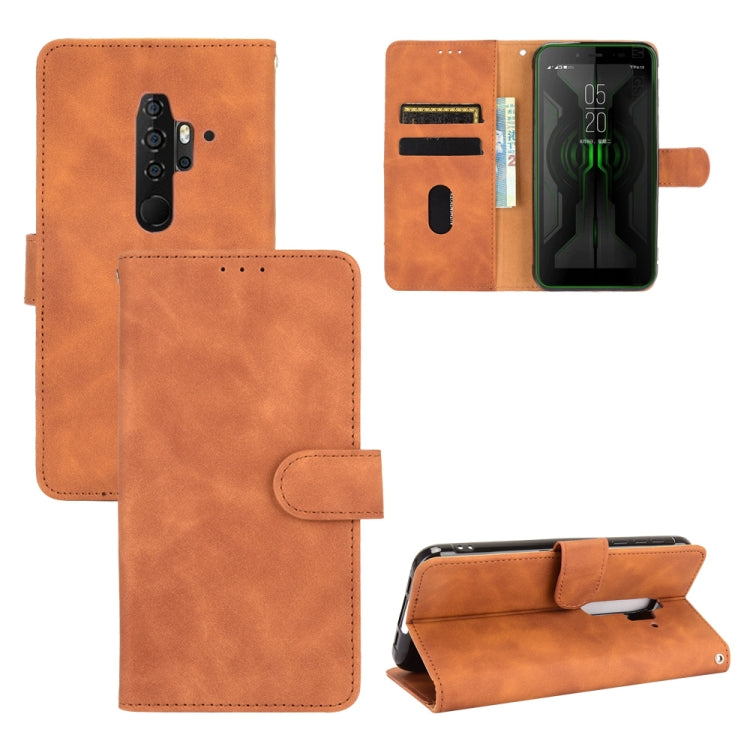 For Blackview BV6300 Pro Solid Color Skin Feel Magnetic Buckle Horizontal Flip Calf Texture PU Leather Case with Holder & Card Slots & Wallet(Brown) - More Brand by buy2fix | Online Shopping UK | buy2fix