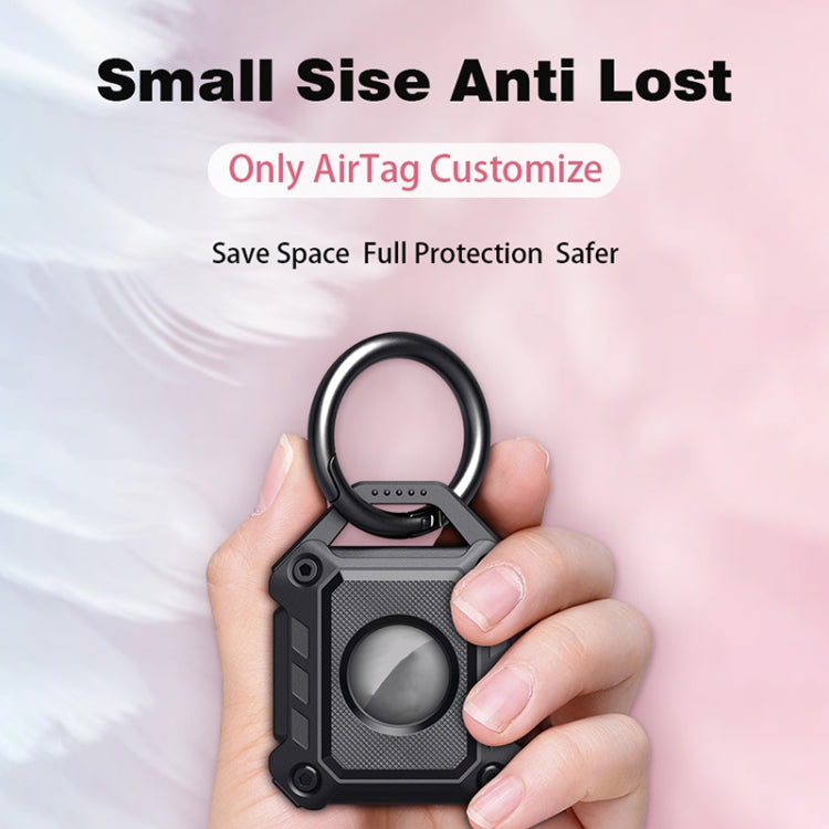 Armor Anti-scratch Shockproof TPU Protective Cover Case with Keychain Hook Loop for AirTag(Red) - Key Chain Series by MOMAX | Online Shopping UK | buy2fix