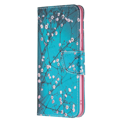 For OPPO Realme 8 / Realme 8 Pro Colored Drawing Pattern Horizontal Flip Leather Case with Holder & Card Slots & Wallet(Plum Blossom) - Realme Cases by buy2fix | Online Shopping UK | buy2fix