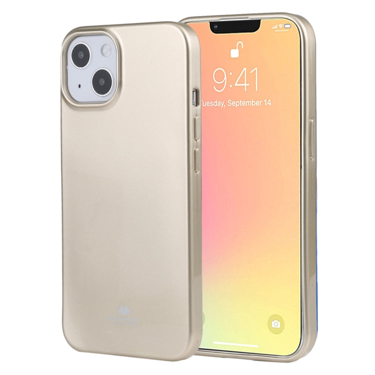 For iPhone 13 mini GOOSPERY JELLY Full Coverage Soft Case (Gold) - iPhone 13 mini Cases by GOOSPERY | Online Shopping UK | buy2fix