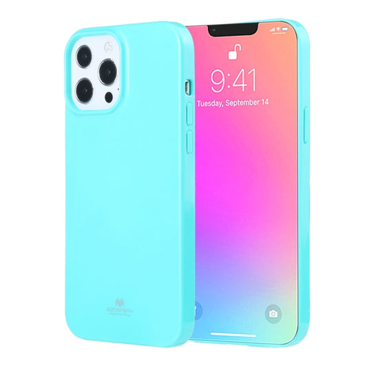 For iPhone 13 Pro GOOSPERY JELLY Full Coverage Soft Case (Mint Green) - iPhone 13 Pro Cases by GOOSPERY | Online Shopping UK | buy2fix