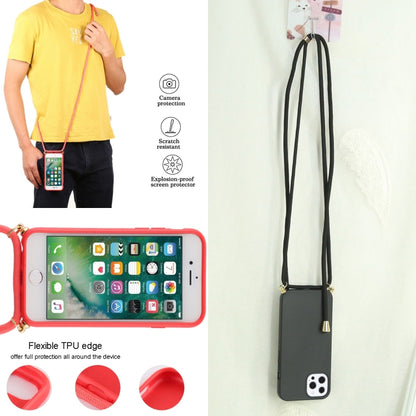 For iPhone 13 Pro Wheat Straw Material + TPU Shockproof Case with Neck Lanyard (Black) - iPhone 13 Pro Cases by buy2fix | Online Shopping UK | buy2fix