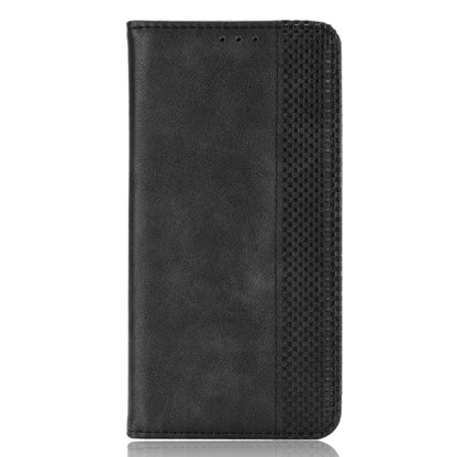 For Nokia C10 / C20 Magnetic Buckle Retro Crazy Horse Texture Horizontal Flip Leather Case with Holder & Card Slots & Photo Frame(Black) - Nokia Cases by buy2fix | Online Shopping UK | buy2fix