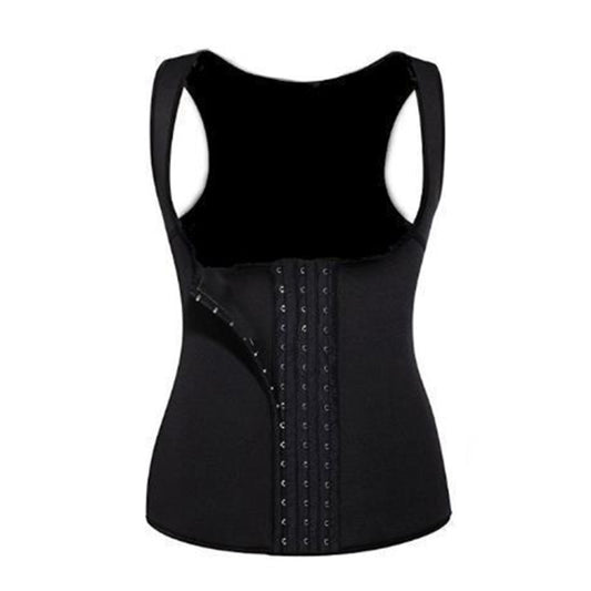 U-neck Breasted Body Shapers Vest Weight Loss Waist Shaper Corset, Size:XL(Black) -  by buy2fix | Online Shopping UK | buy2fix
