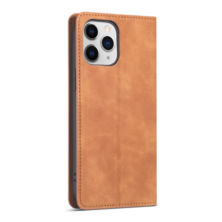 For iPhone 13 Pro Forwenw Dream Series Magnetic Oil Edge Horizontal Flip Leather Case with Holder & Card Slot & Photo Frame & Wallet (Brown) - iPhone 13 Pro Cases by Forwenw | Online Shopping UK | buy2fix