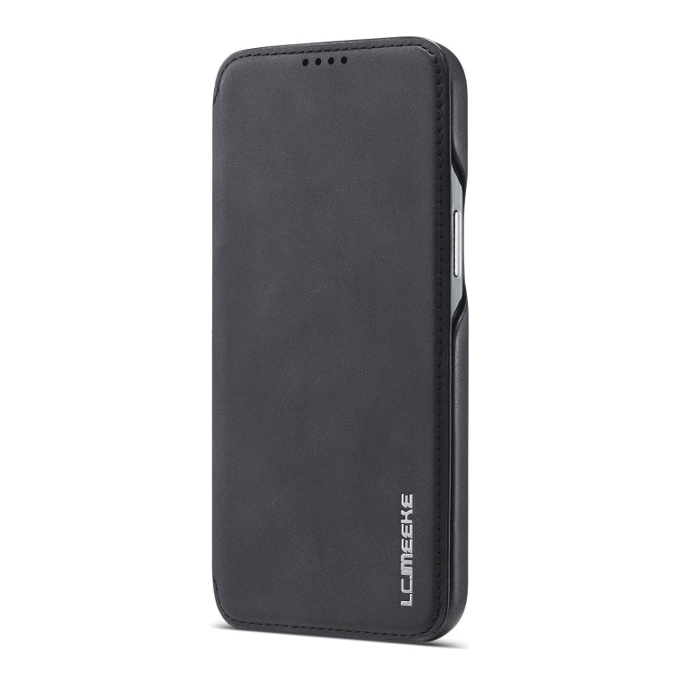 For iPhone 13 Pro Max LC.IMEEKE Hon Ancient Series Horizontal Flip Leather Case with Holder & Card Slot (Black) - iPhone 13 Pro Max Cases by LC.IMEEKE | Online Shopping UK | buy2fix