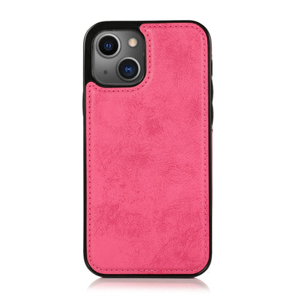 For iPhone 13 Pro Max Retro 2 in 1 Detachable Horizontal Flip Leather Case with Card Slots & Wallet (Pink) - iPhone 13 Pro Max Cases by buy2fix | Online Shopping UK | buy2fix