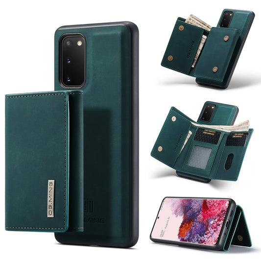 For Samsung Galaxy S20 DG.MING M1 Series 3-Fold Multi Card Wallet  Back Cover Shockproof Case with Holder Function(Green) - Galaxy Phone Cases by DG.MING | Online Shopping UK | buy2fix