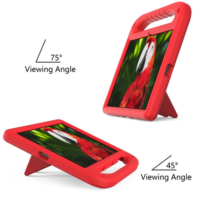 For Lenovo Tab P11 TB-J606F / Tab P11 Plus TB-J607F Portable Handle EVA Shockproof Anti Falling Protective Case with Triangle Holder(Red) - Lenovo by buy2fix | Online Shopping UK | buy2fix