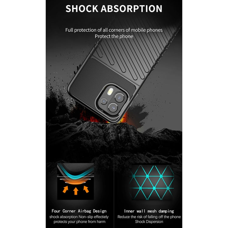 Thunderbolt Shockproof TPU Protective Soft Case For Motorola Moto Edge 20 Lite / Edge 20 Fusion(Black) - Motorola Cases by buy2fix | Online Shopping UK | buy2fix