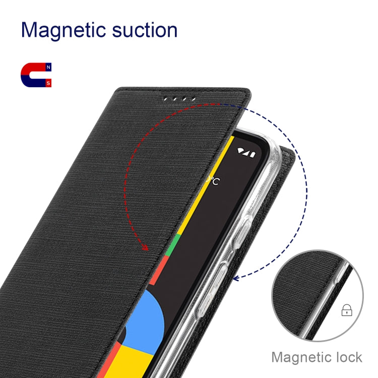 For Google Pixel 6 ViLi DMX Series Shockproof TPU + PU Leather Magnetic Attraction Horizontal Flip Case with Card Slot & Holder(Black) - Google Cases by ViLi | Online Shopping UK | buy2fix