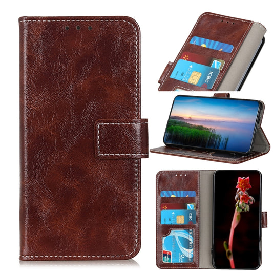 For Xiaomi Mi 11T / 11T Pro Retro Crazy Horse Texture Horizontal Flip Leather Case with Holder & Card Slots & Photo Frame & Wallet(Brown) - Xiaomi Cases by buy2fix | Online Shopping UK | buy2fix