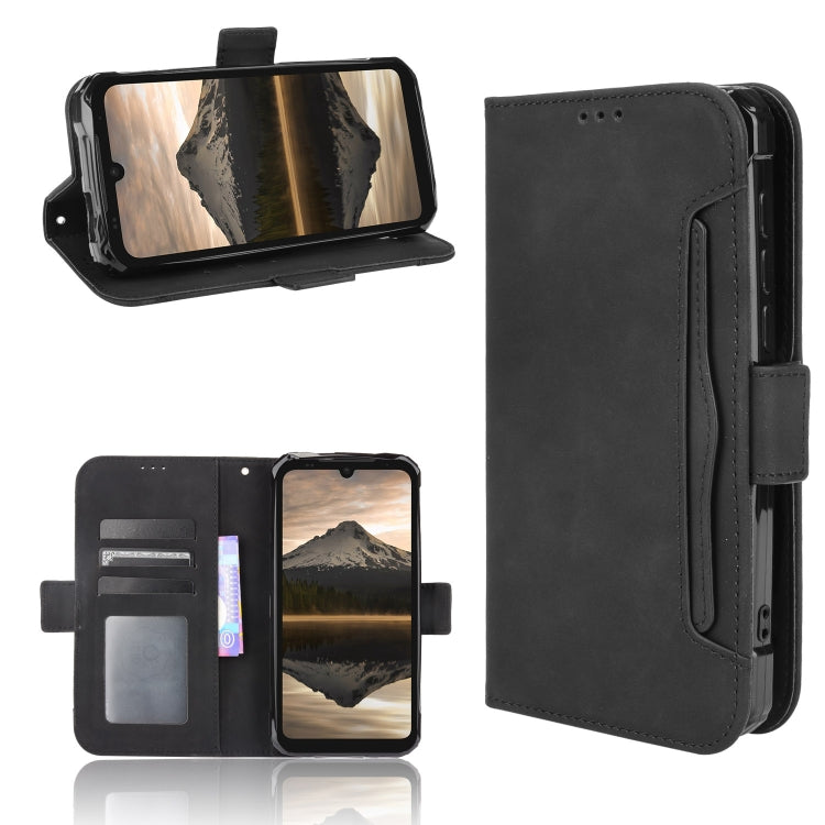 For Doogee S86 / S86 Pro Skin Feel Calf Pattern Horizontal Flip Leather Case with Holder & Card Slots & Photo Frame(Black) - More Brand by buy2fix | Online Shopping UK | buy2fix