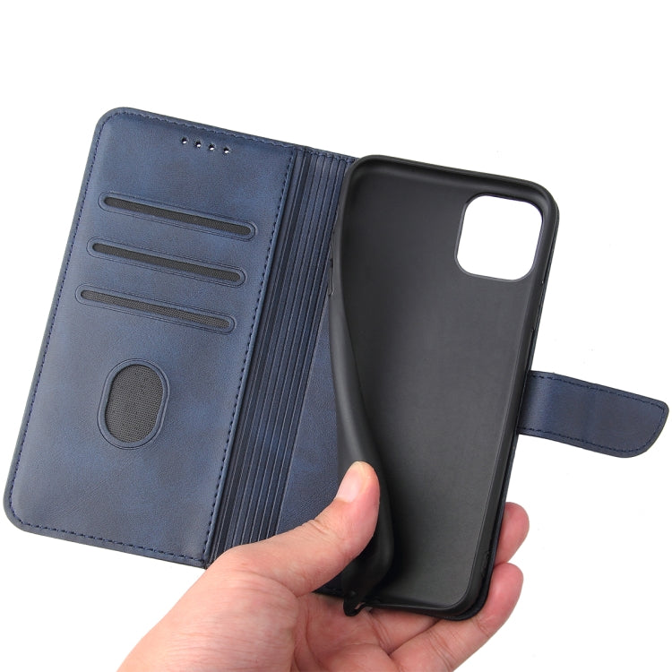 Calf Texture Buckle Horizontal Flip Leather Case with Holder & Card Slots & Wallet For iPhone 11 Pro Max(Blue) - iPhone 11 Pro Max Cases by buy2fix | Online Shopping UK | buy2fix