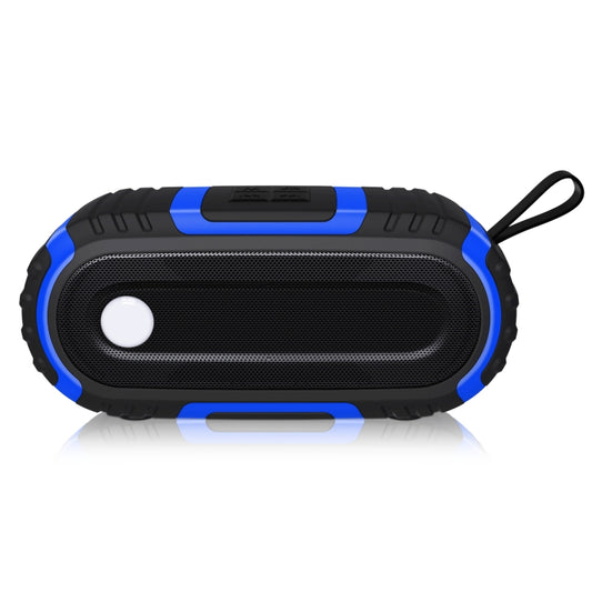 NewRixing NR-5016 Outdoor Splash-proof Water Bluetooth Speaker, Support Hands-free Call / TF Card / FM / U Disk(Blue) - Desktop Speaker by NewRixing | Online Shopping UK | buy2fix