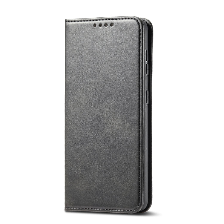 For Google Pixel 4a 5G Calf Texture Magnetic Horizontal Flip Leather Case with Holder & Card Slots & Wallet(Black) - Google Cases by buy2fix | Online Shopping UK | buy2fix