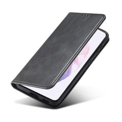 For Xiaomi Redmi 9C Calf Texture Magnetic Horizontal Flip Leather Case with Holder & Card Slots & Wallet(Black) - Xiaomi Cases by buy2fix | Online Shopping UK | buy2fix