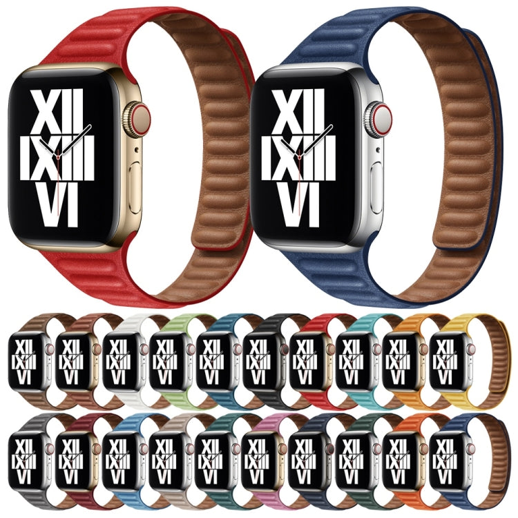 Slimming Loop Magnetic Watch Band For Apple Watch Series 9&8&7 41mm / SE 3&SE 2&6&SE&5&4 40mm / 3&2&1 38mm(Dark Blue) - Watch Bands by buy2fix | Online Shopping UK | buy2fix