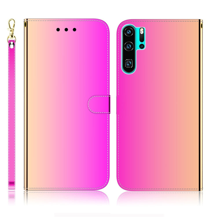 For Huawei P30 Pro Imitated Mirror Surface Horizontal Flip Leather Case with Holder & Card Slots & Wallet & Lanyard(Gradient Color) - Huawei Cases by buy2fix | Online Shopping UK | buy2fix