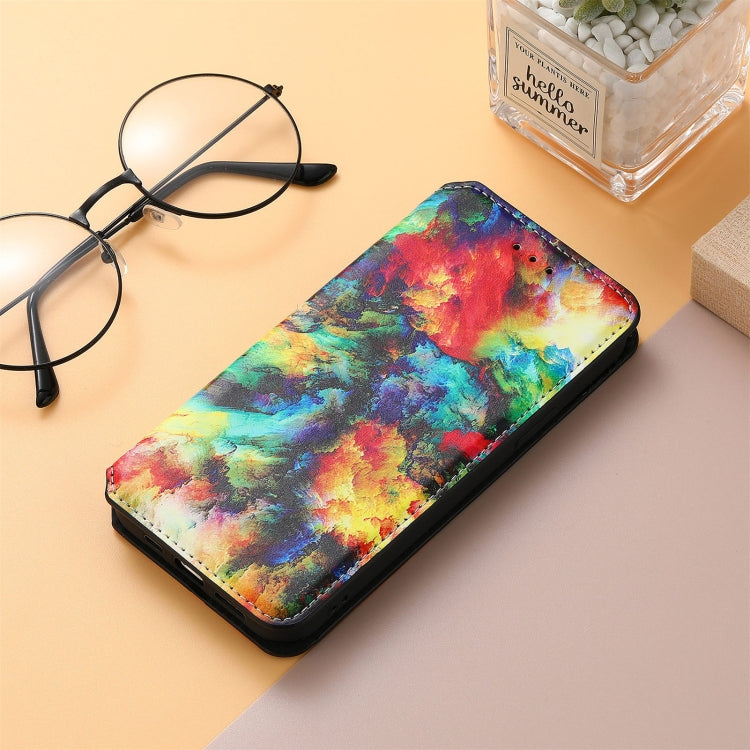 For Blackview A100 Colorful Magnetic Horizontal Flip PU Leather Case with Holder & Card Slot & Wallet(Colorful Cloud) - More Brand by buy2fix | Online Shopping UK | buy2fix