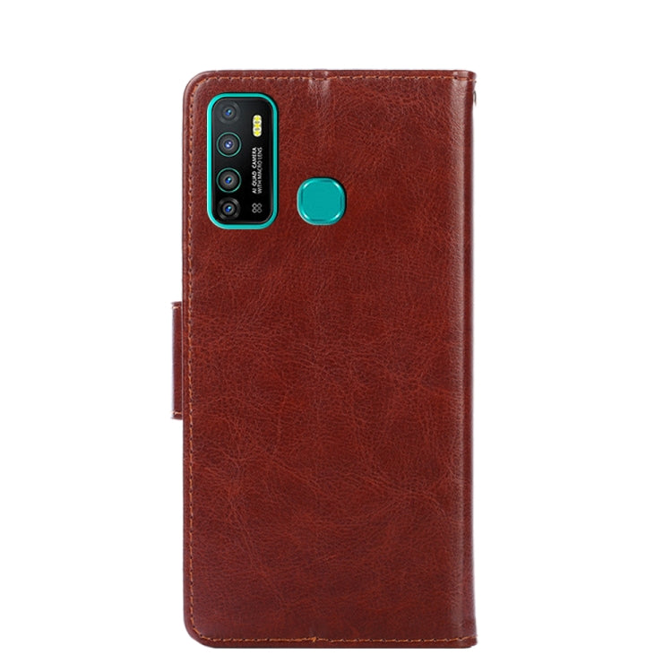 For Infinix Hot 9 / Note 7 Lite Crystal Texture Horizontal Flip Leather Case with Holder & Card Slots & Wallet(Brown) - Infinix Cases by buy2fix | Online Shopping UK | buy2fix