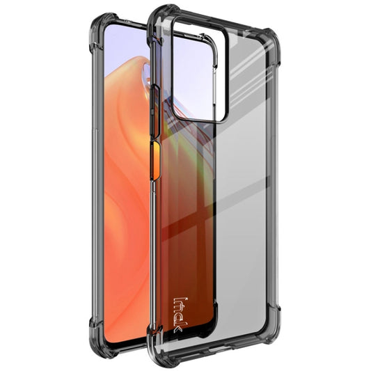 For Xiaomi Mi 11T Pro / Mi 11T IMAK All-inclusive Shockproof Airbag TPU Case with Screen Protector(Transparent Black) - Xiaomi Cases by imak | Online Shopping UK | buy2fix