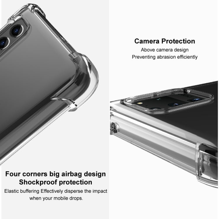 For iPhone 13 mini IMAK All-inclusive Shockproof Airbag TPU Phone Case with Screen Protector (Transparent) - iPhone 13 mini Cases by imak | Online Shopping UK | buy2fix