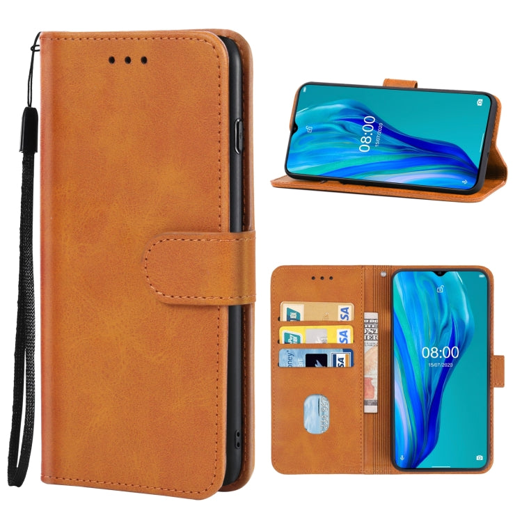 Leather Phone Case For Ulefone Note 9P(Brown) - Ulefone Cases by buy2fix | Online Shopping UK | buy2fix