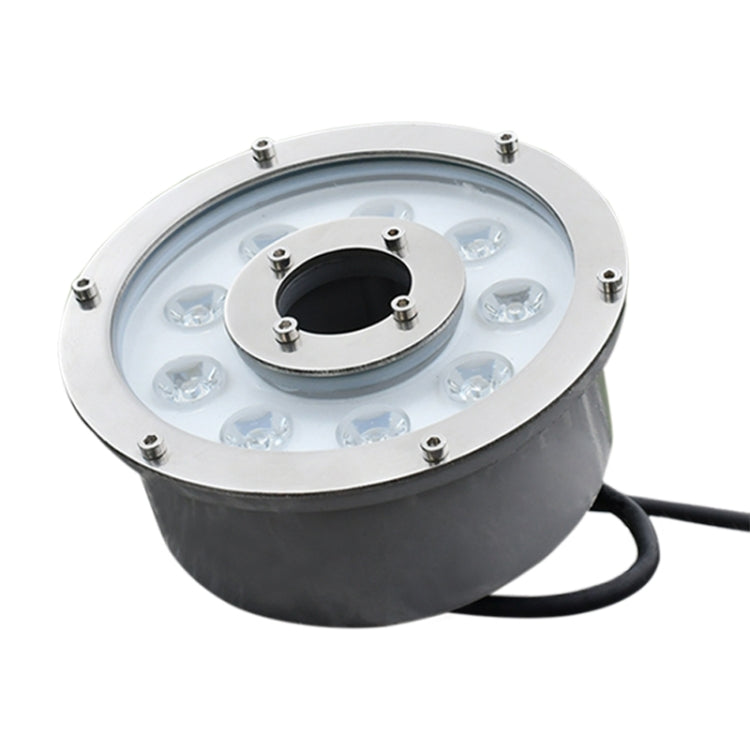 12W Landscape Ring LED Aluminum Alloy Underwater Fountain Light(White Light) - Underwater Lights by buy2fix | Online Shopping UK | buy2fix