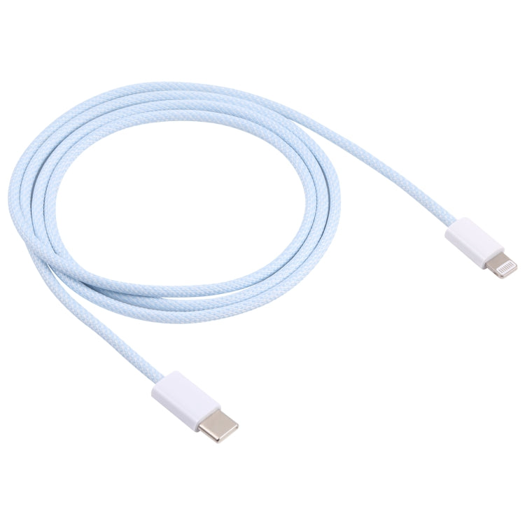 12W PD USB-C / Type-C to 8 Pin Data Cable, Cable Length: 1m(Blue) - 2 in 1 Cable by buy2fix | Online Shopping UK | buy2fix