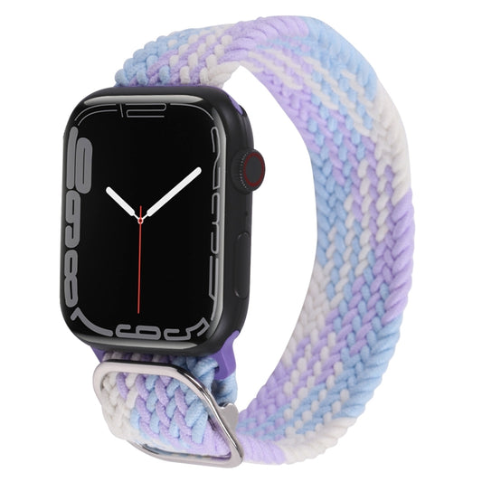 Nylon Braid Strap Watch Band For Apple Watch Ultra 49mm&Watch Ultra 2 49mm / Series 9&8&7 45mm / SE 3&SE 2&6&SE&5&4 44mm / 3&2&1 42mm(30) - Watch Bands by buy2fix | Online Shopping UK | buy2fix