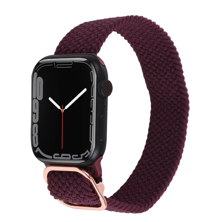 Nylon Braid Strap Watch Band For Apple Watch Ultra 49mm&Watch Ultra 2 49mm / Series 9&8&7 45mm / SE 3&SE 2&6&SE&5&4 44mm / 3&2&1 42mm(41) - Watch Bands by buy2fix | Online Shopping UK | buy2fix