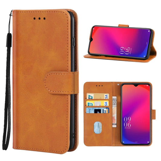 Leather Phone Case For Doogee X95(Brown) - More Brand by buy2fix | Online Shopping UK | buy2fix
