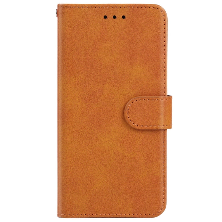 Leather Phone Case For Doogee Y8C / X90(Brown) - More Brand by buy2fix | Online Shopping UK | buy2fix