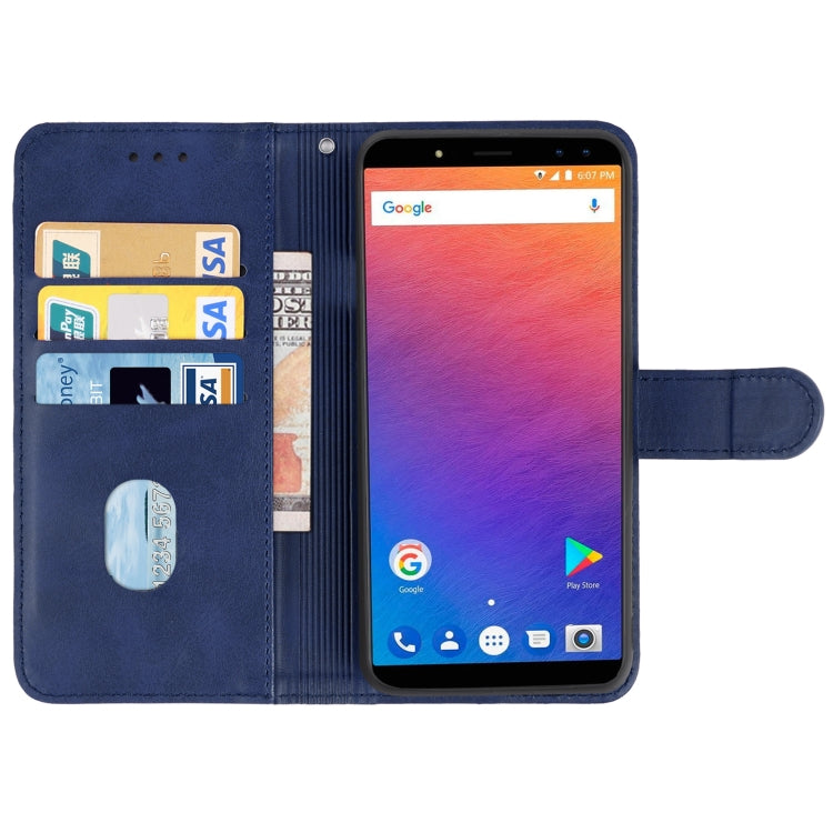 Leather Phone Case For Ulefone Power 3 / Power 3S(Blue) - Ulefone Cases by buy2fix | Online Shopping UK | buy2fix