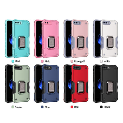 Ring Holder Non-slip Armor Phone Case For iPhone 8 Plus / 7 Plus(Black) - More iPhone Cases by buy2fix | Online Shopping UK | buy2fix