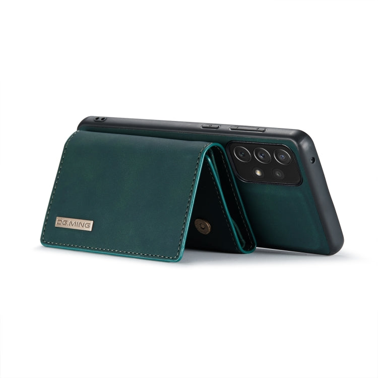 For Samsung Galaxy A73 5G DG.MING M1 Series 3-Fold Multi Card Wallet  Phone Case(Green) - Galaxy Phone Cases by DG.MING | Online Shopping UK | buy2fix