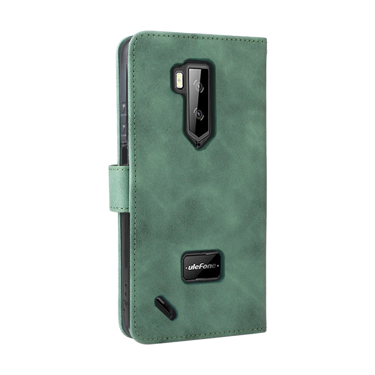 For Ulefone Armor X9 Skin Feel Magnetic Buckle Calf Texture PU Phone Case(Green) - Ulefone Cases by buy2fix | Online Shopping UK | buy2fix