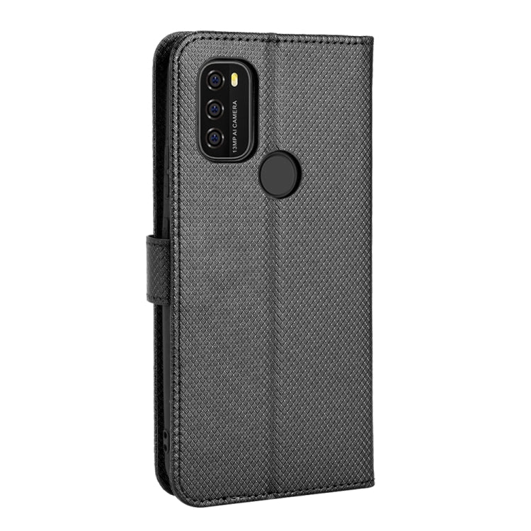 For Blackview A70 2021 Diamond Texture Leather Phone Case(Black) - More Brand by buy2fix | Online Shopping UK | buy2fix