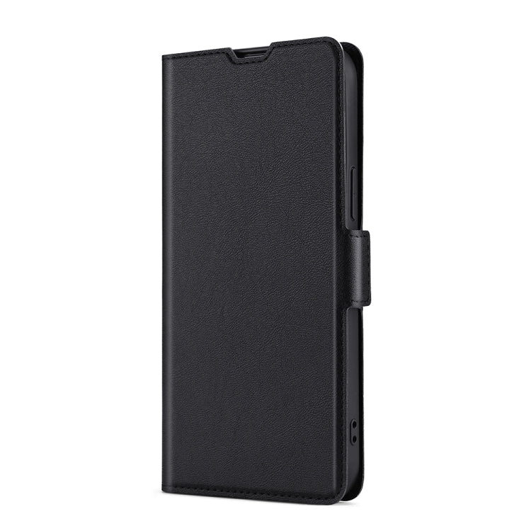 For Doogee Y8 Ultra-thin Voltage Side Buckle PU + TPU Leather Phone Case(Black) - More Brand by buy2fix | Online Shopping UK | buy2fix