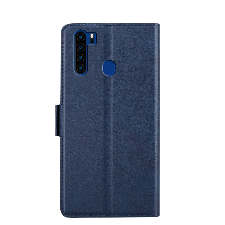 For Blackview A80 Pro Ultra-thin Voltage Side Buckle PU + TPU Leather Phone Case(Blue) - More Brand by buy2fix | Online Shopping UK | buy2fix