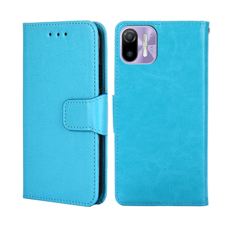 For Ulefone Note 6 / Note 6P Crystal Texture Leather Phone Case(Light Blue) - Ulefone Cases by buy2fix | Online Shopping UK | buy2fix