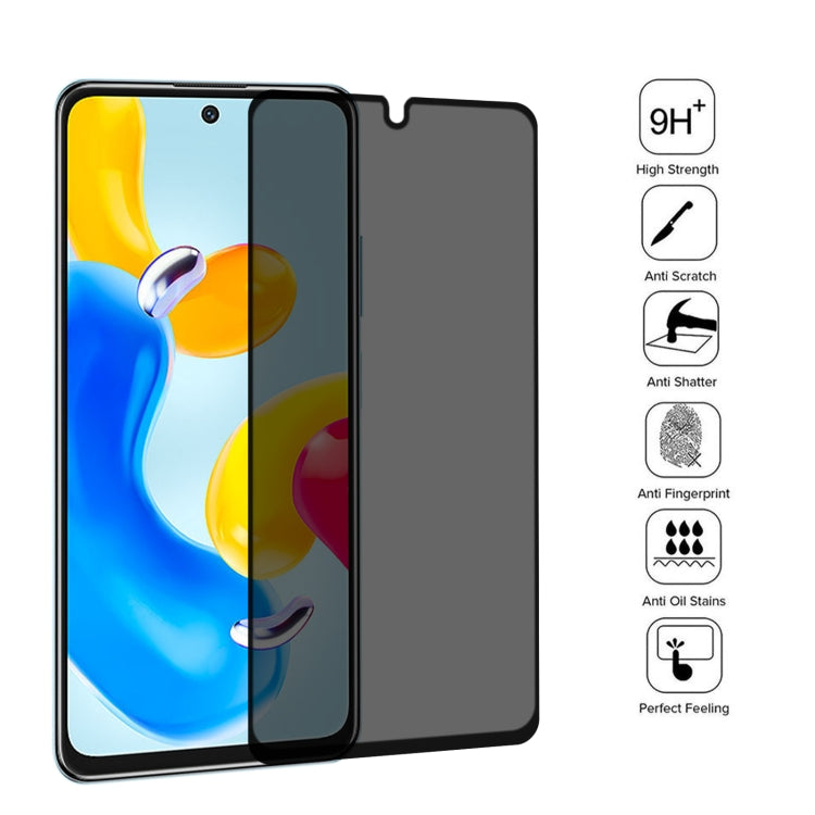 25 PCS Full Cover Anti-peeping Tempered Glass Film For Xiaomi Redmi Note 11S 5G -  by buy2fix | Online Shopping UK | buy2fix