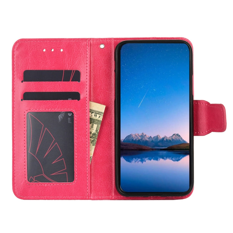 For Blackview A55 Crystal Texture Leather Phone Case(Rose Red) - More Brand by buy2fix | Online Shopping UK | buy2fix