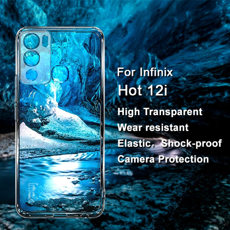 For Infinix Hot 12i imak UX-5 Series Transparent Shockproof TPU Phone Case - Infinix Cases by imak | Online Shopping UK | buy2fix